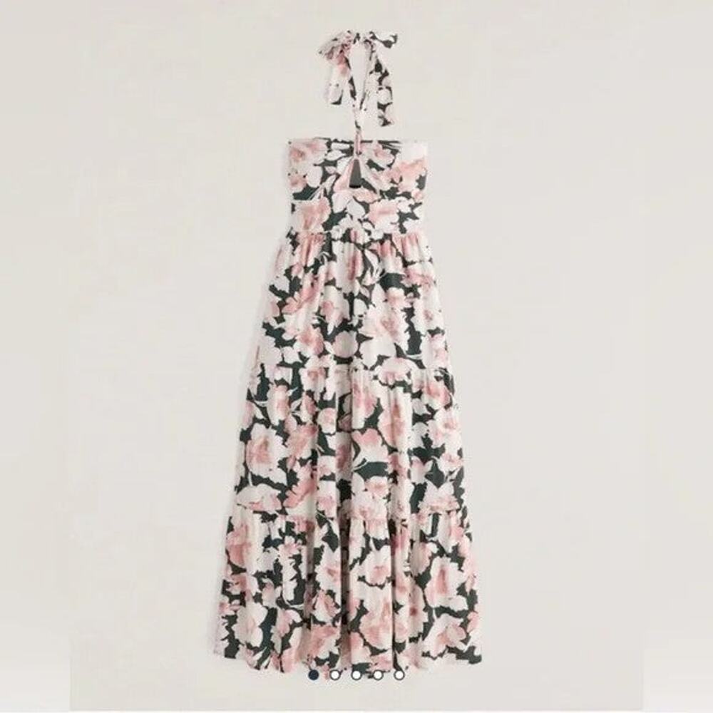 Abercrombie & Fitch Knotted Halter Maxi Dress - S